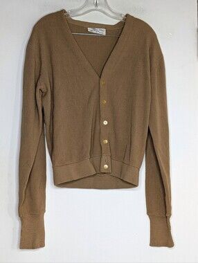 Vintage 80s DIOR Men's Knit Kurt Cobain Cardigan Sweater Grunge